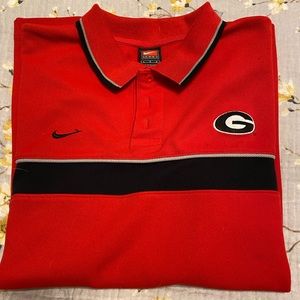 Georgia Bulldogs Dri Fit Performance Large Polo